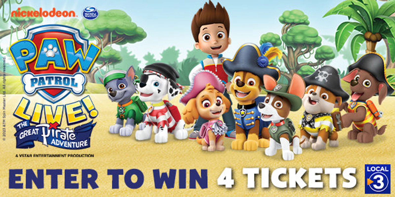 I Just Entered To Win Four Tickets To Paw Patrol Live The Great Pirate