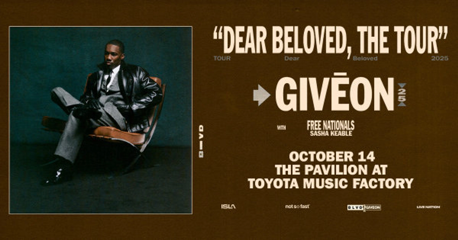Enter to WIN tickets to GIVĒON: Dear Beloved The Tour (TEXAS DATE)