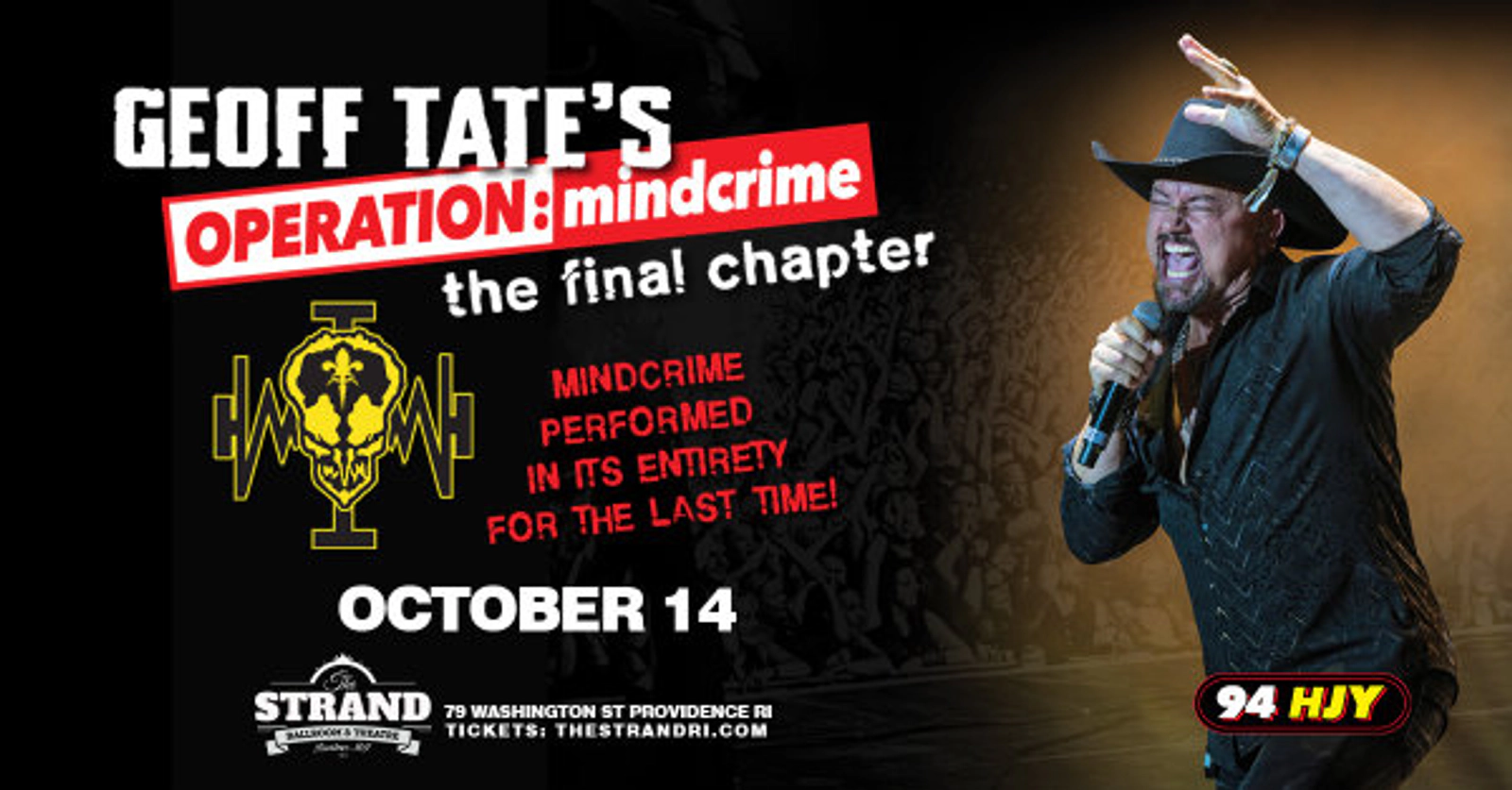 The Metal Zone Welcomes Geoff Tate to The Strand