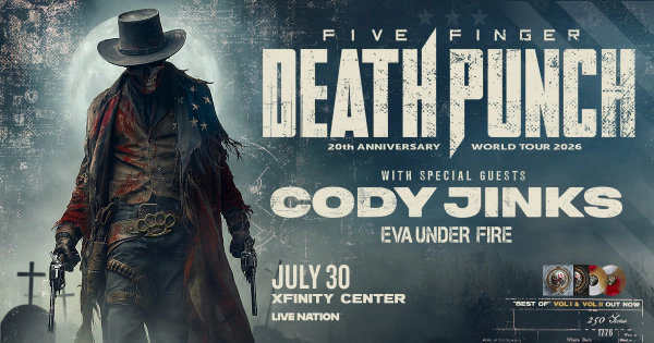 Win Tickets to Five Finger Death Punch at Xfinity Center!