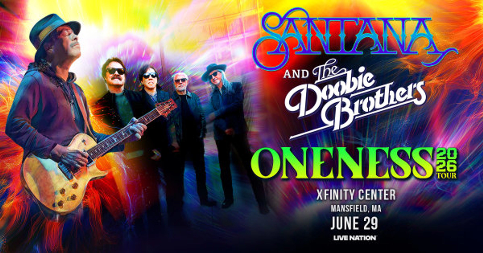 Santana & The Doobie Brothers – Oneness Tour at Xfinity Center