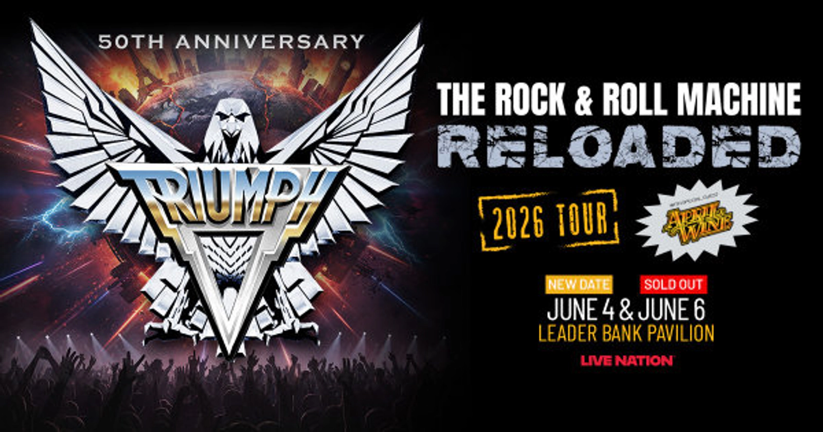 Triumph: The Rock & Roll Machine Reloaded Tour in Boston
