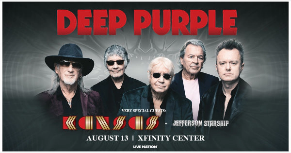 Deep Purple with Kansas & Jefferson Starship at Xfinity Center
