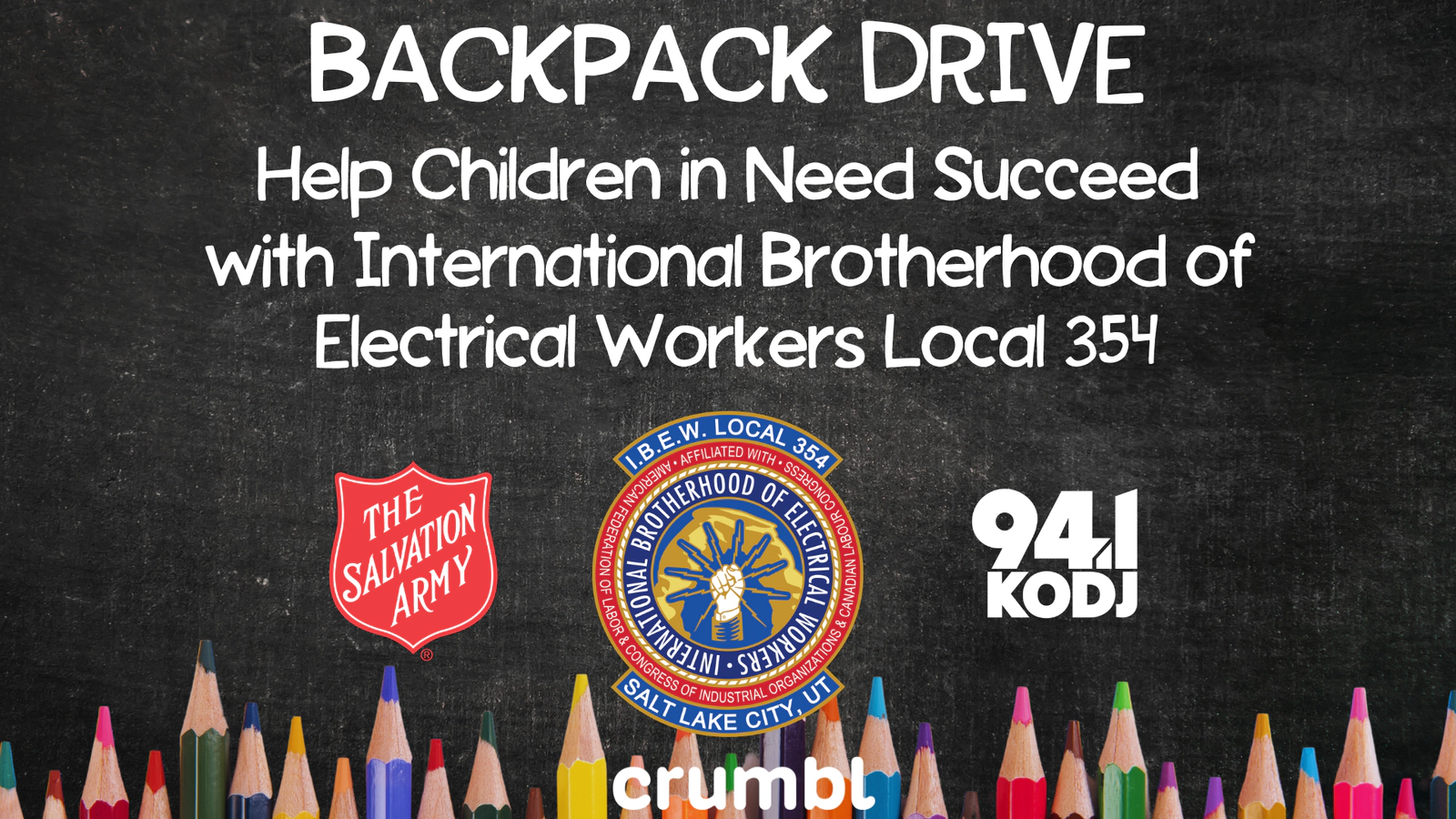 Help Us Make A Difference - One Backpack At A Time