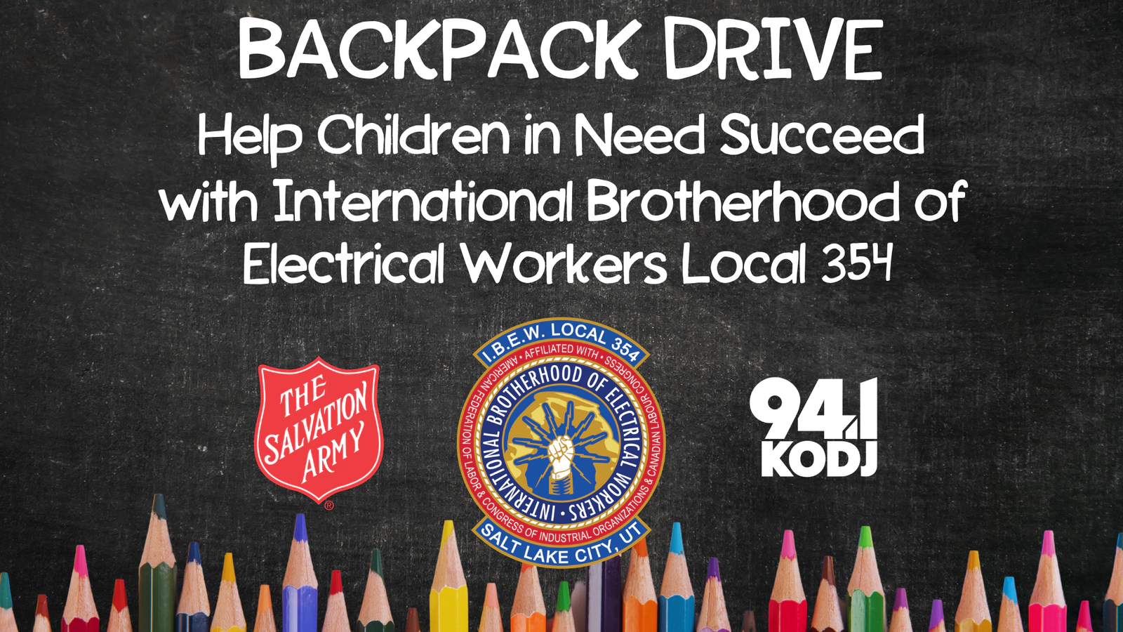 Help Us Make A Difference - One Backpack At A Time