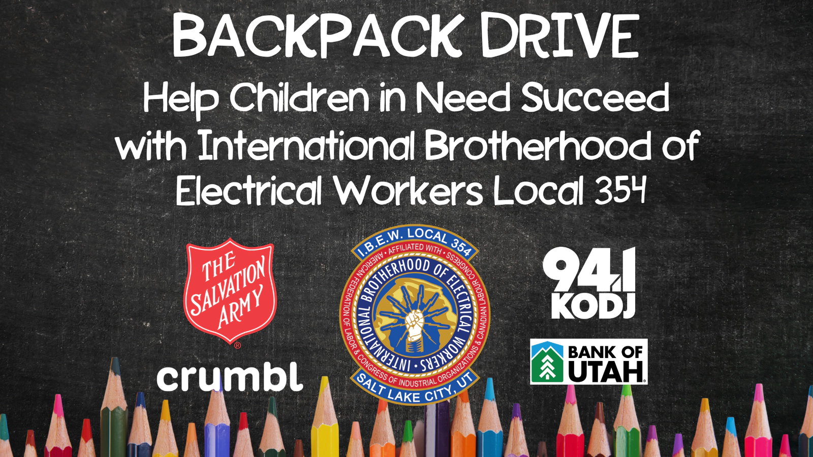 Help Us Make A Difference - One Backpack At A Time
