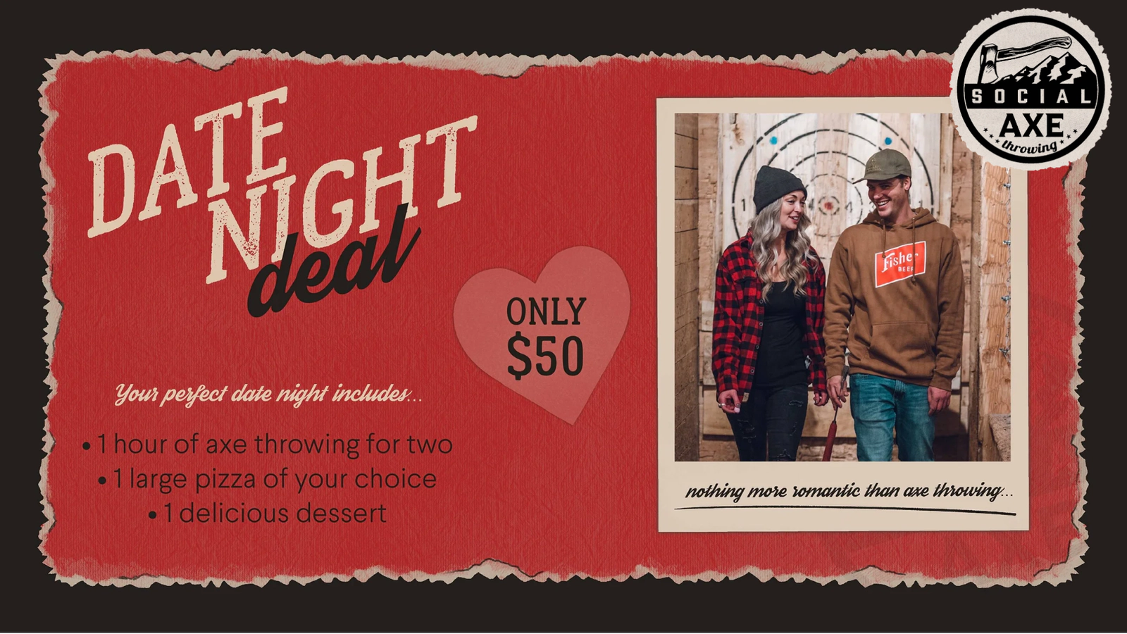 Win A Date Night Deal With Social Axe Throwing