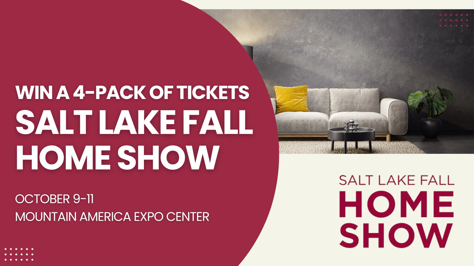 Win Tickets To The Salt Lake Fall Home Show!