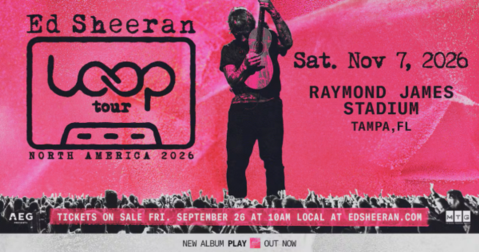 Win Ed Sheeran Tickets at the Whale!