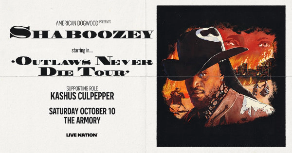 Win 2 tickets to see Shaboozey at The Armory on Oct 10th