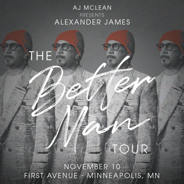 Win 2 tickets to see AJ McLean at First Ave on Nov 10th