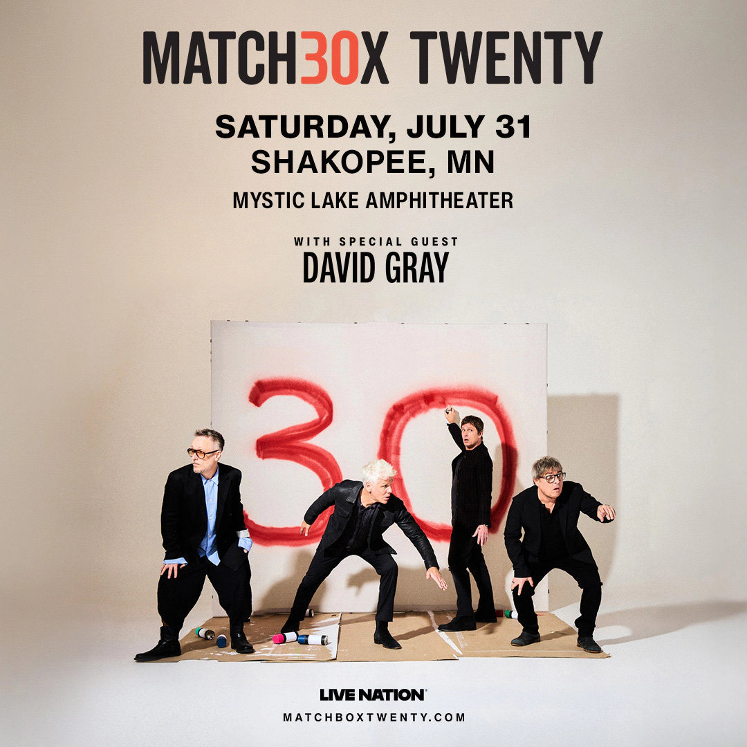 Win 2 tickets to see Matchbox Twenty on July 31st