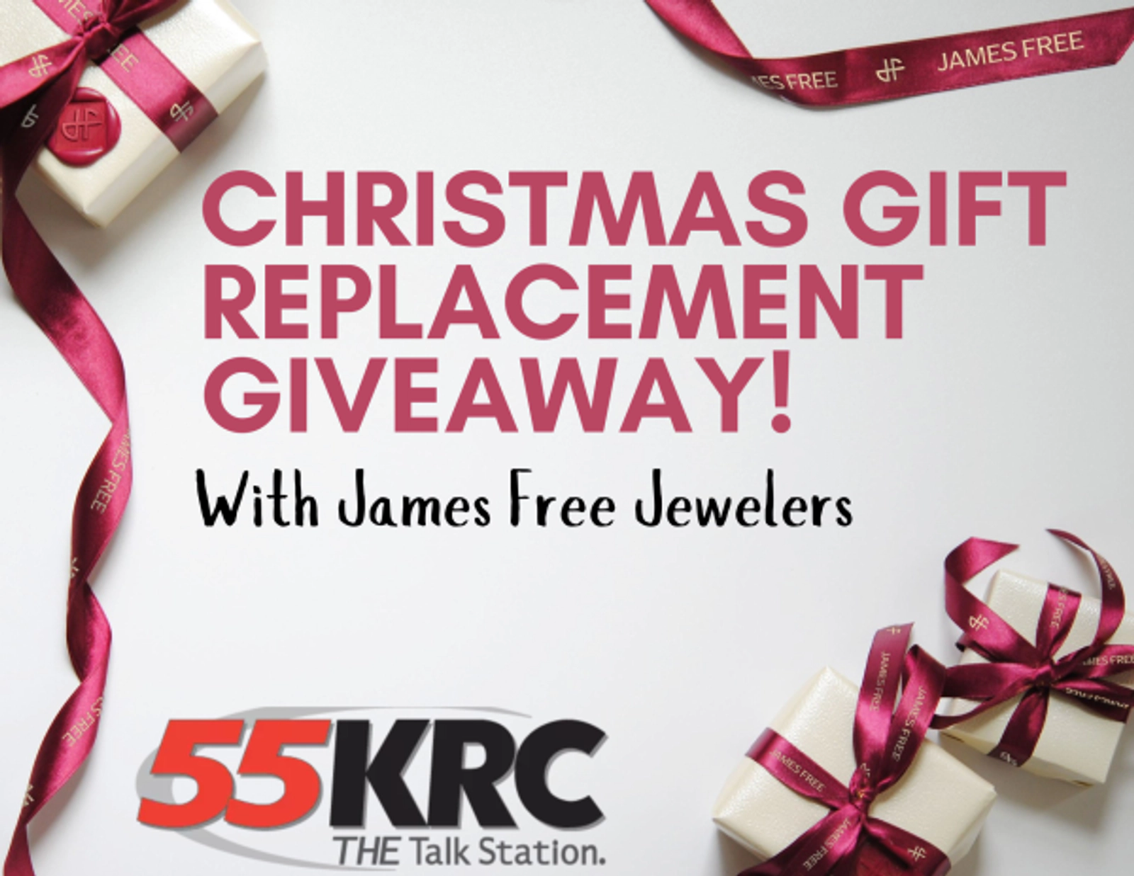 CHRISTMAS GIFT REPLACEMENT GIVEAWAY WITH JAMES FREE JEWELERS