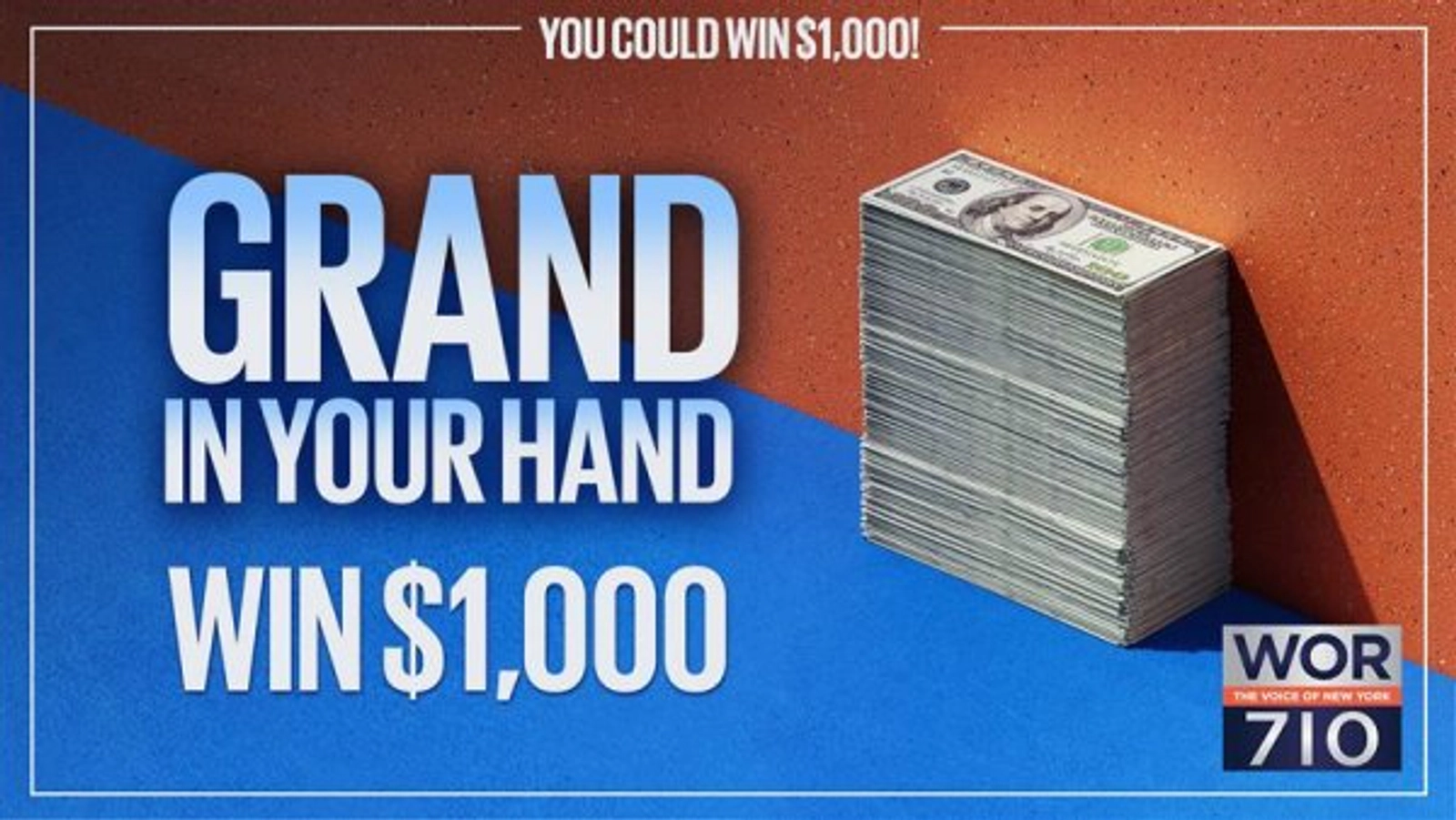 Win $1000 And Put A Grand In Your Hand!
