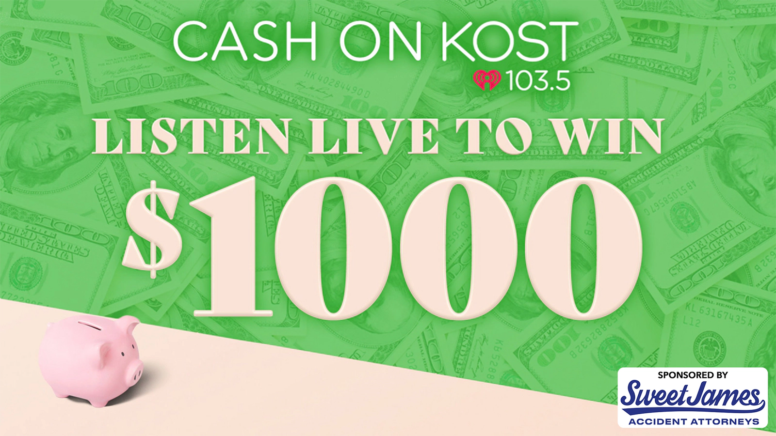 Win $1000 With Cash On KOST! | KOST 103.5 | KOST 103.5