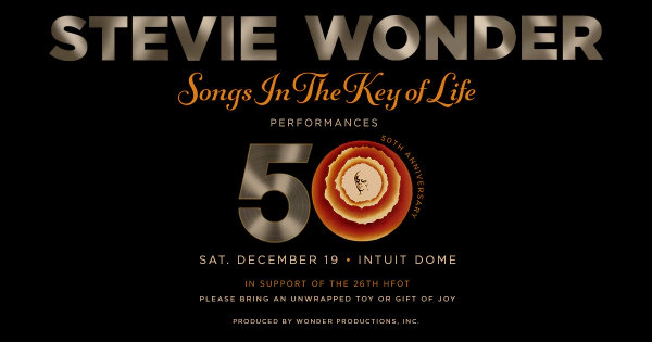 Enter To Win Tix To See Stevie Wonder @ Intuit Dome 12/19