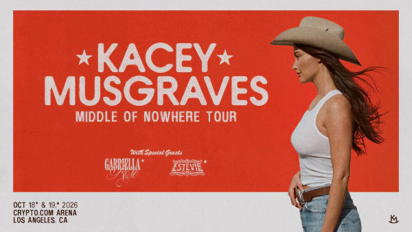 Enter To Win Tix To See Kacey Musgraves @ Crypto.com Arena 10/19/26