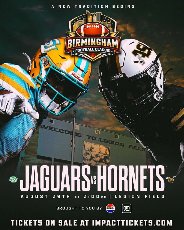 WIN TICKETS TO ALABAMA STATE VS SOUTHERN UNIVERSITY AT LEGION FIELD!