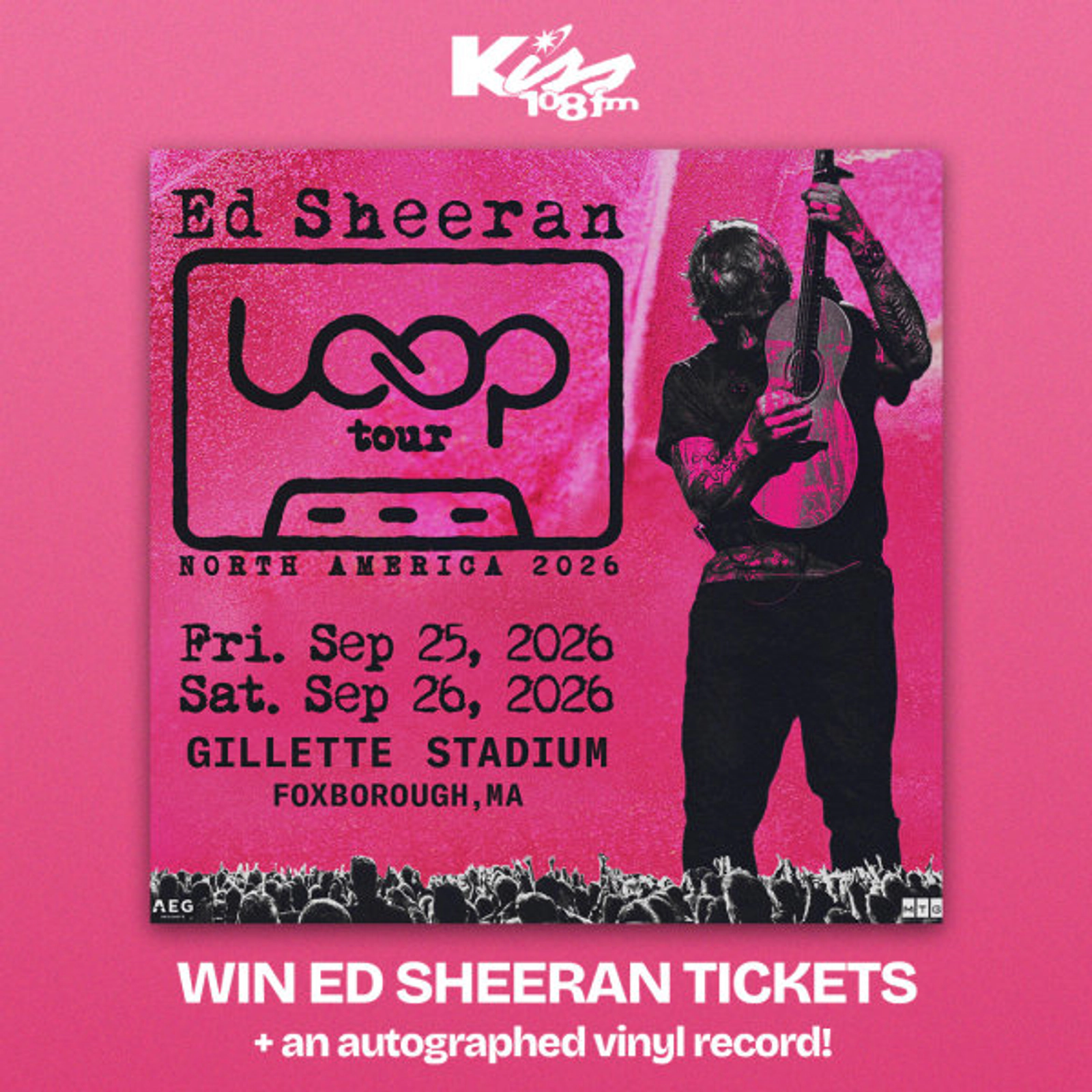 Ed Sheeran at Gillette Stadium