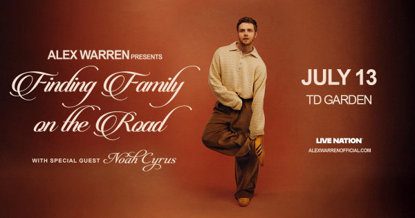 Alex Warren at TD Garden