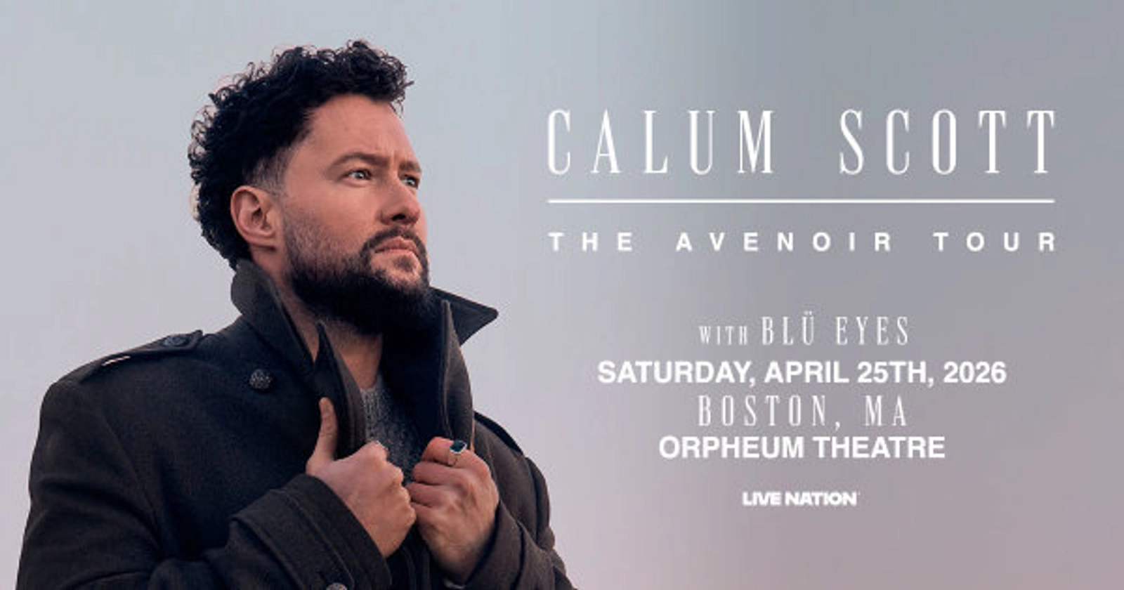 Calum Scott at Orpheum Theatre