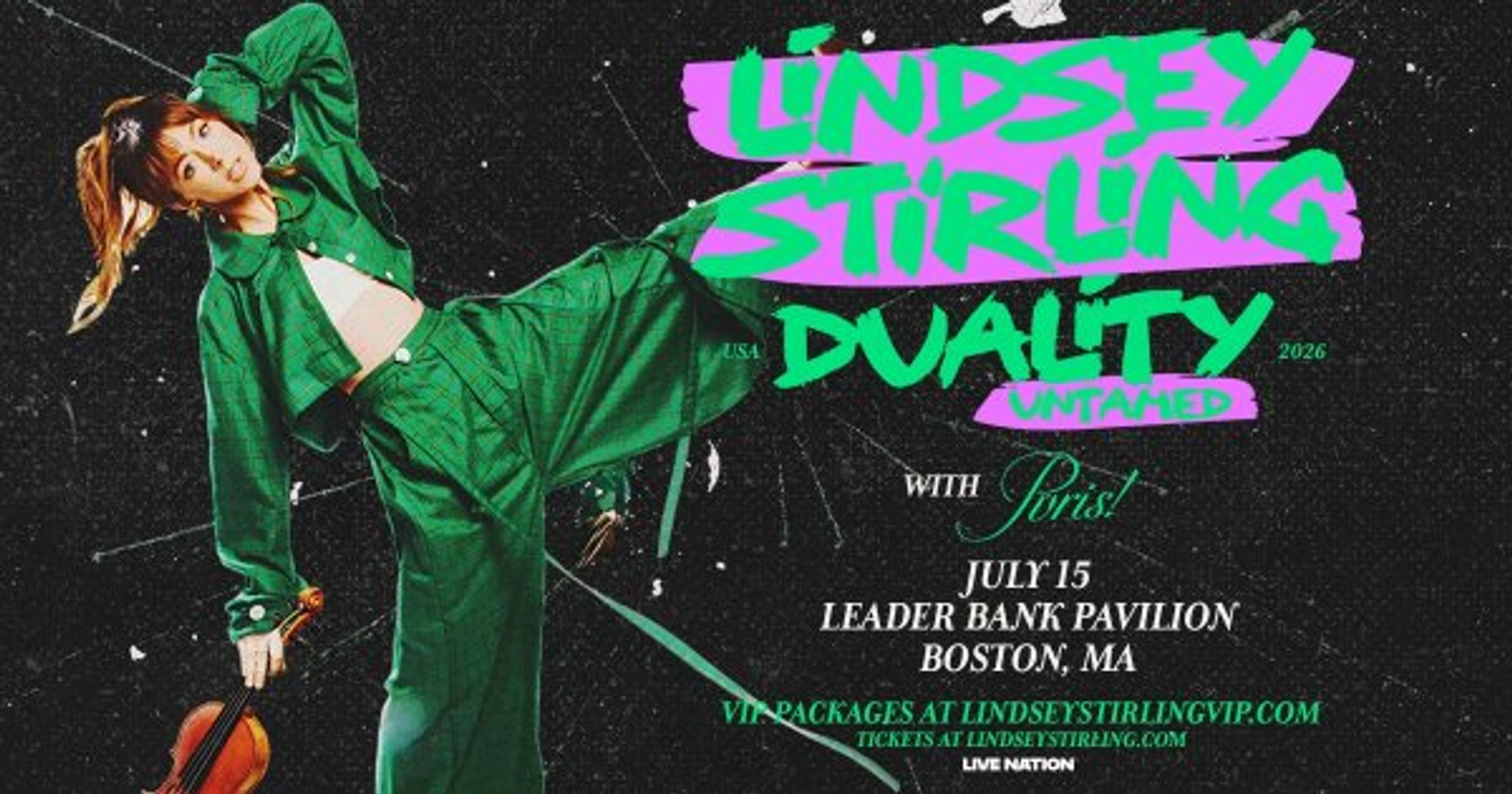 Lindsey Sterling at Leader Bank Pavilion