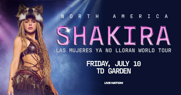 Shakira at TD Garden