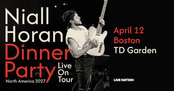 Niall Horan at TD Garden