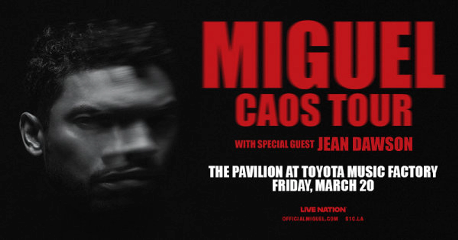 Enter to WIN tickets to Miguel: CAOS Tour (TEXAS DATE)