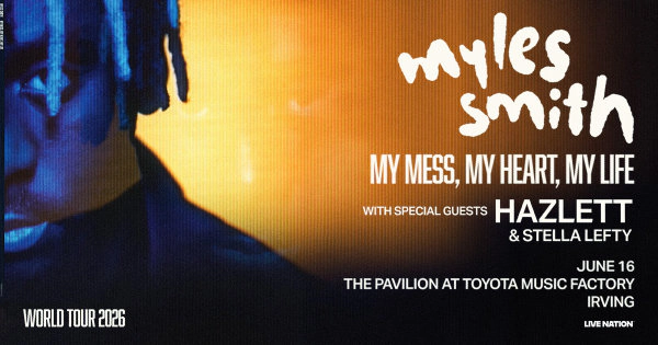 Enter to WIN tickets to Myles Smith: My Mess, My Heart, My Life Tour (TEXAS DATE)