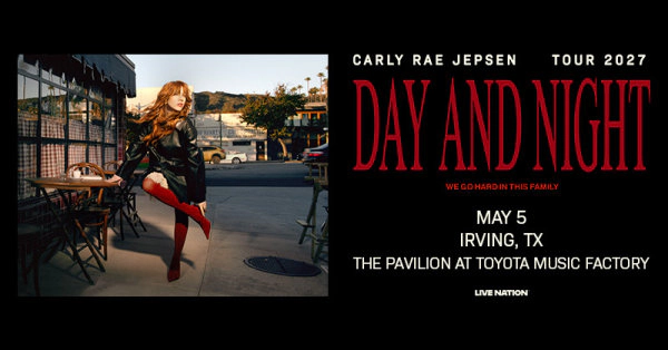 Enter to WIN tickets to Carly Rae Jepsen: Day and Night Tour 2027 (TEXAS DATE)