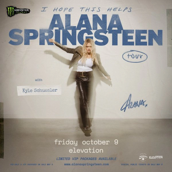 Win tickets to see Alana Springsteen!