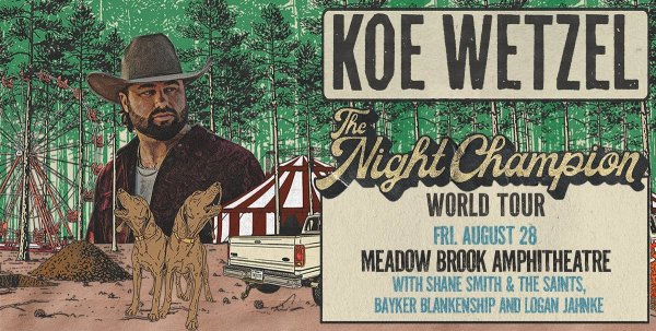 Win tickets to see Koe Wetzel!