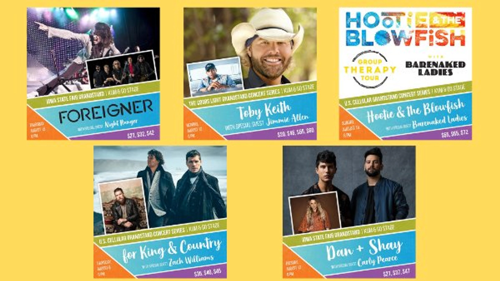 Pick Your Ticket to The Iowa State Fair Grandstand! - Thumbnail Image