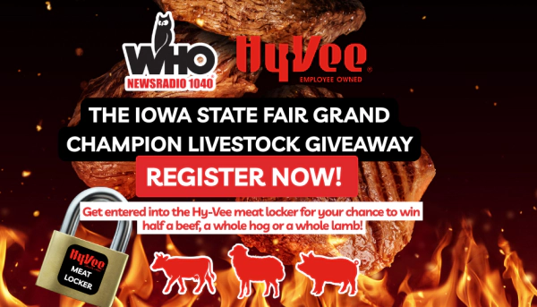 Hy-Vee Iowa State Fair Grand Champion Livestock Meat Locker Sweepstakes 2026
