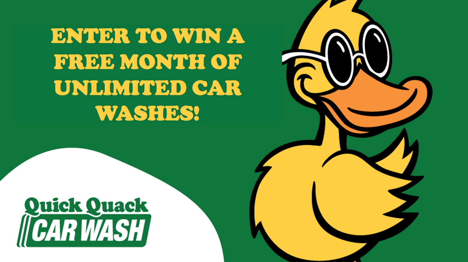 Win a Month of Free Quick Quack Car Washes! Big 93.9 Big 93.9