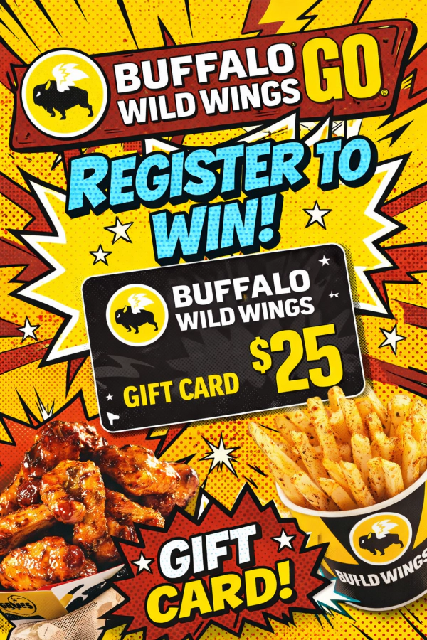 Win a Buffalo Wild Wings Go Gift Card!