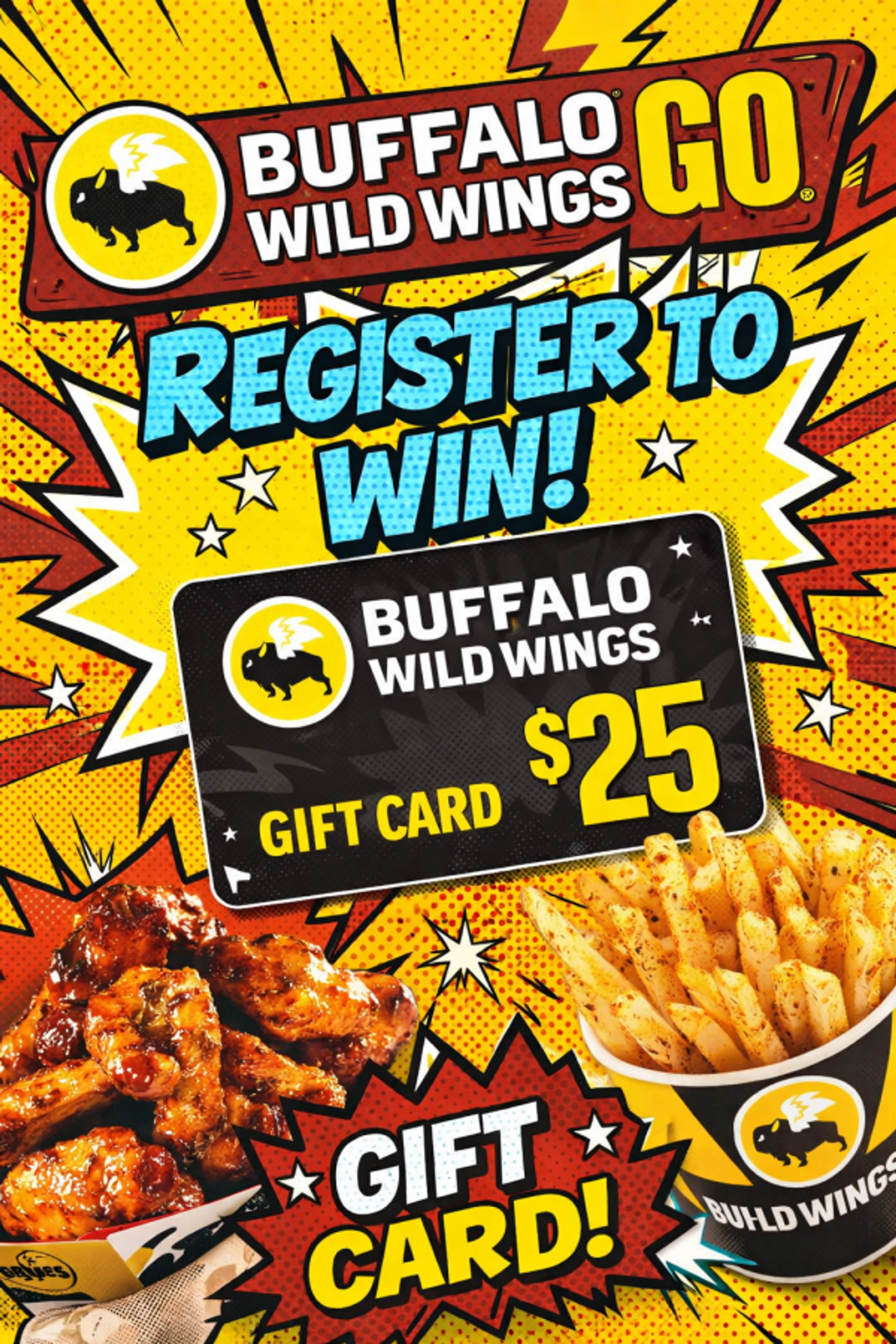 Win a Buffalo Wild Wings Go Gift Card!