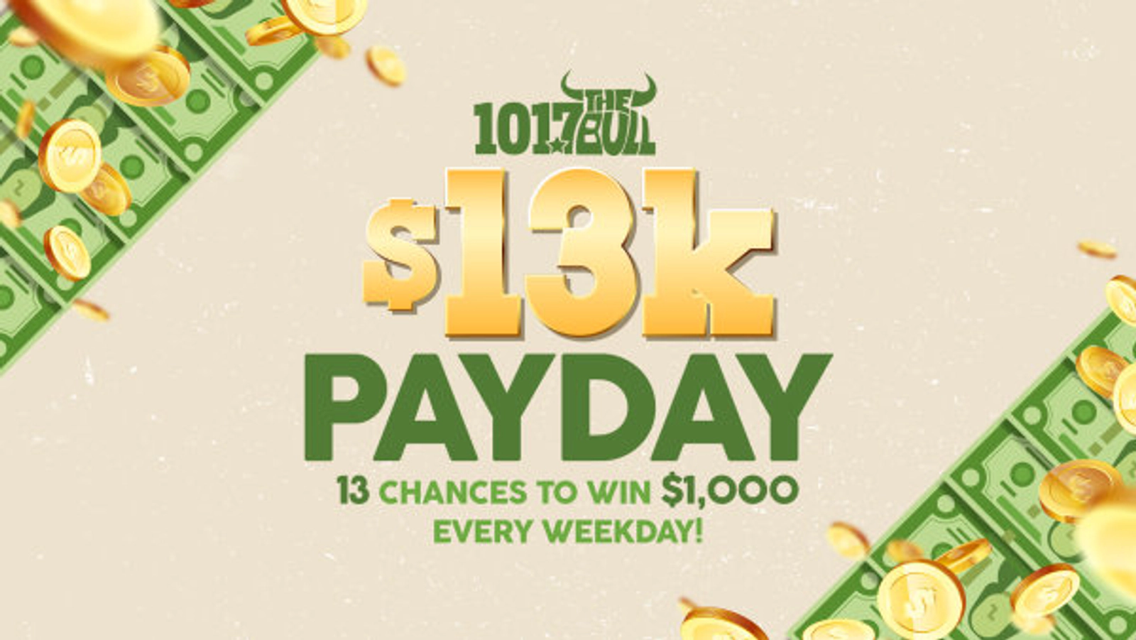$13K Payday: Listen to Win $1,000