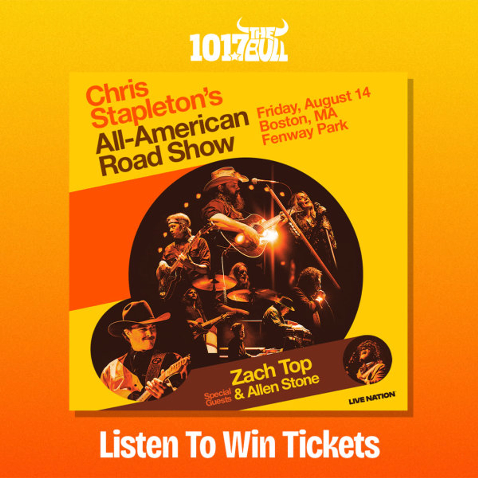 Win Chris Stapleton Tickets