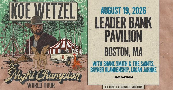 Koe Wetzel at Leader Bank Pavilion