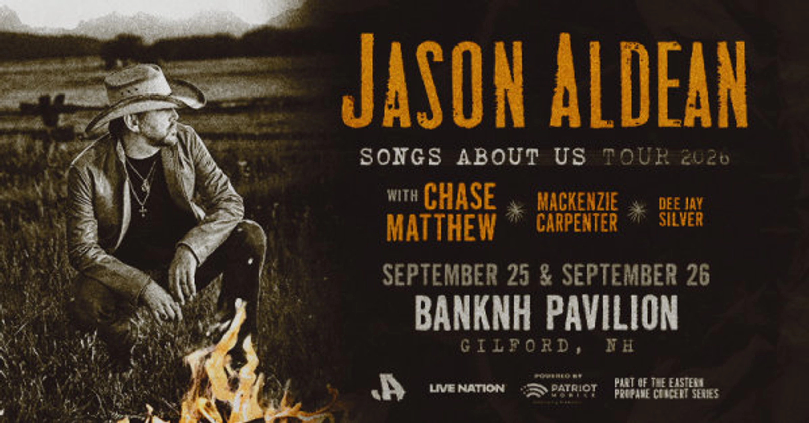 Jason Aldean at BankNH Pavilion