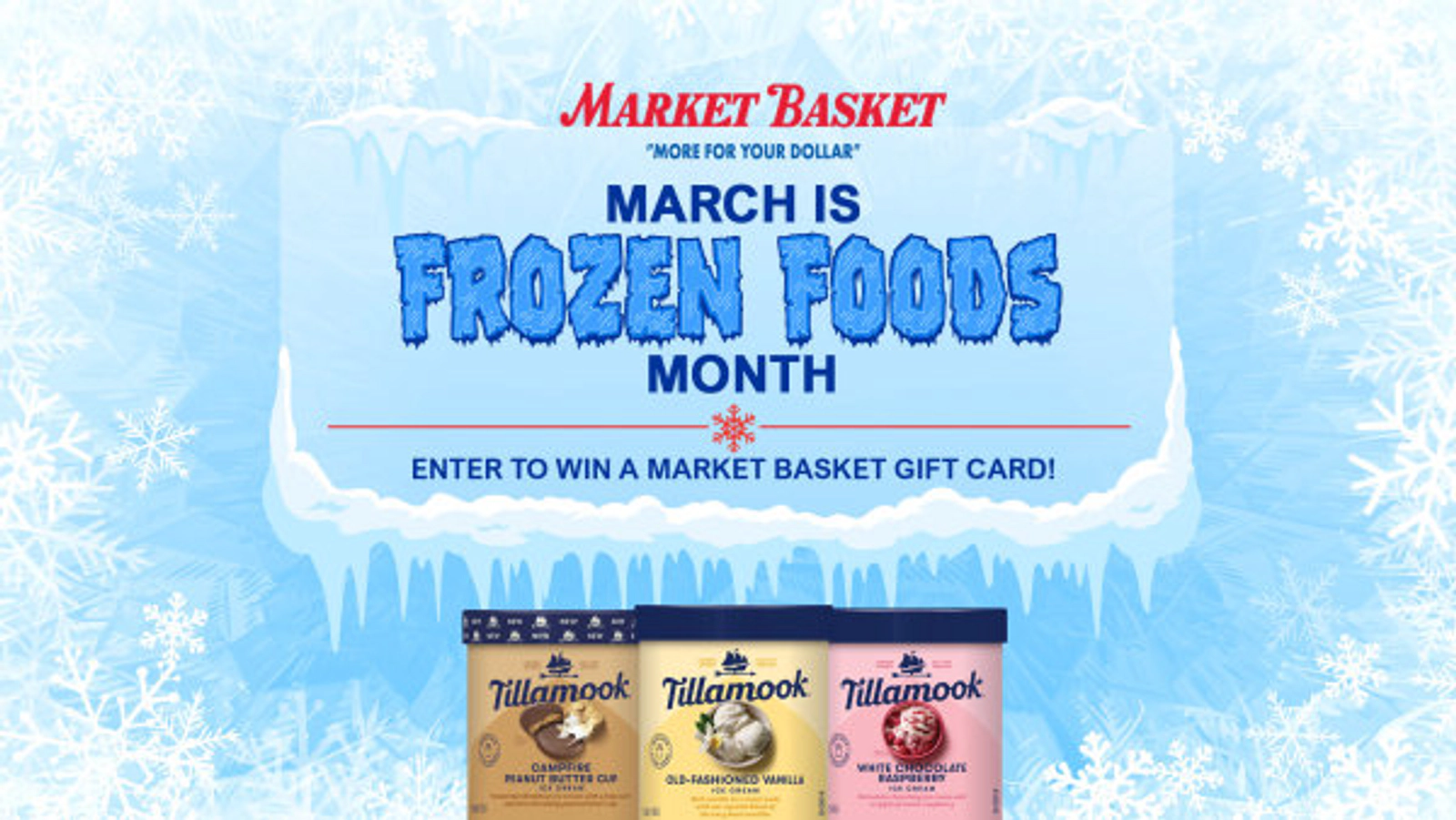 It's Frozen Food Month at Market Basket!