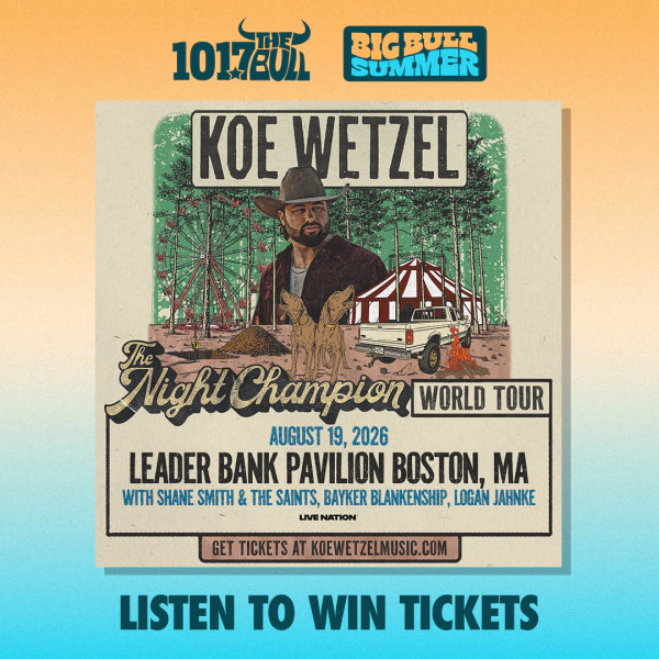 Big Bull Summer: Koe Wetzel Tickets!