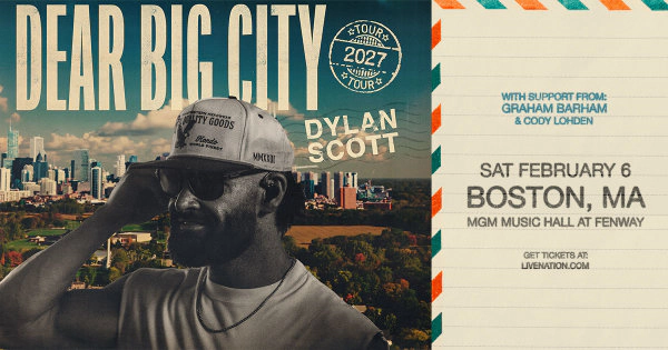 Dylan Scott at MGM Music Hall Fenway