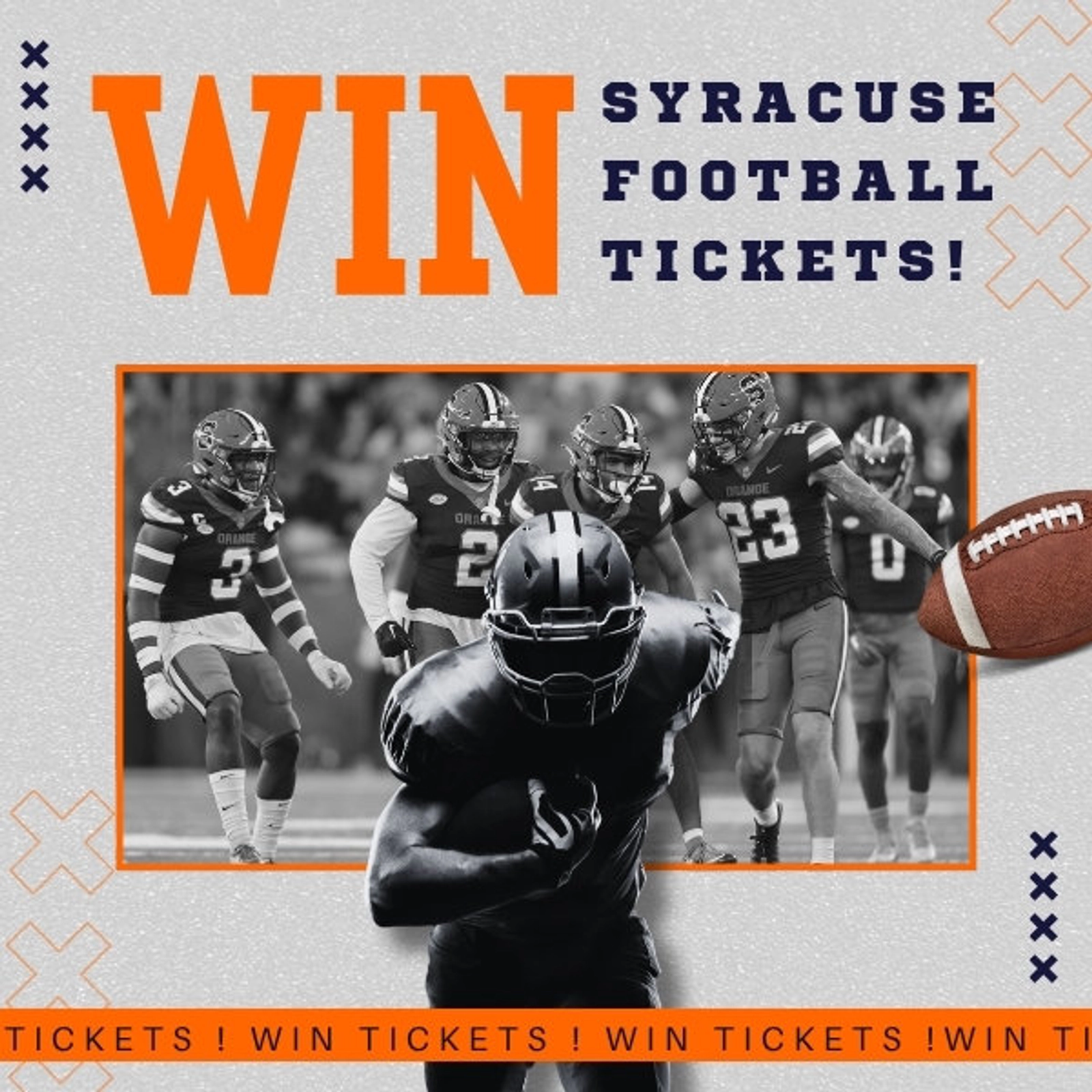 Syracuse Football Tickets Giveaway