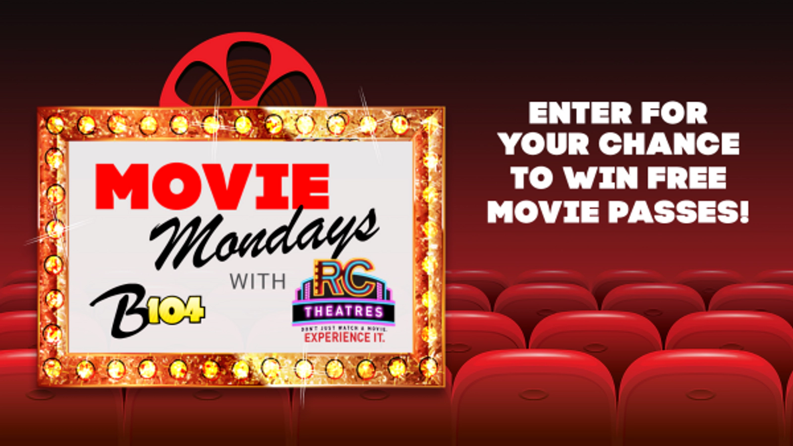 MOVIE MONDAYS with RC Theatres - Register Here to Win!