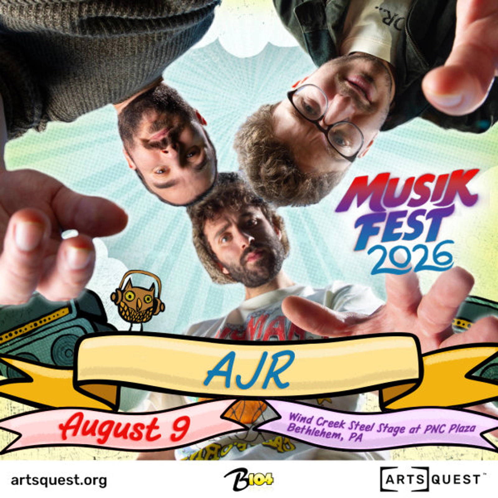B104 Presents: AJR at Musikfest! Register to Win Tickets!
