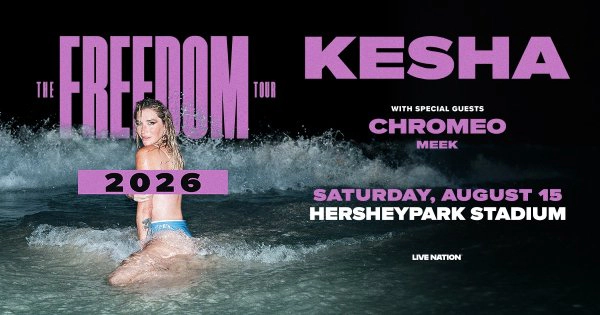 B104 Talkback Winning Weekend-Kesha Tickets in Hershey!