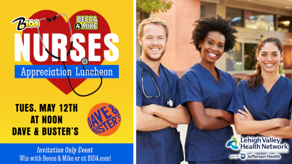 B104 - Nurses Appreciation Luncheon - Register Here!
